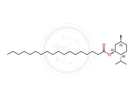 Chemical structure of (1S,2R,5S)-(+)-Menthyl Stearate