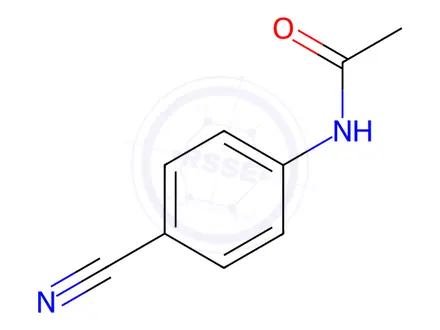 Chemical structure of N-(4-Cyanophenyl)acetamide