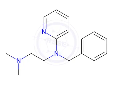 Chemical structure of Tripelennamine Monomer