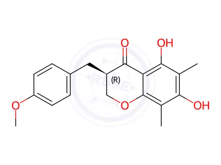Chemical structure of Methylophiopogonanone B
