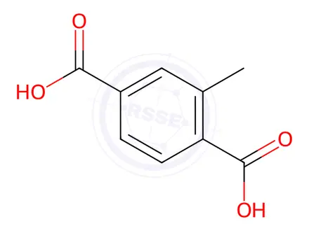 Chemical structure of 2-Methyl-1,4-benzenedicarboxylic acid