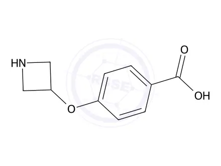 Chemical structure of 4-(Azetidin-3-yloxy)benzoic acid