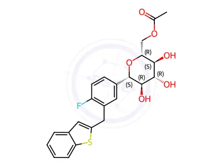 Chemical structure of Ipragliflozin Impurity 9