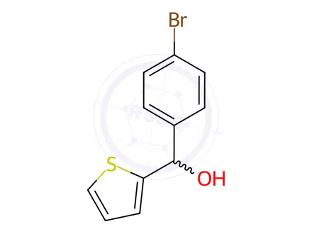 Chemical structure of (4-Bromophenyl)(thiophen-2-yl)methanol
