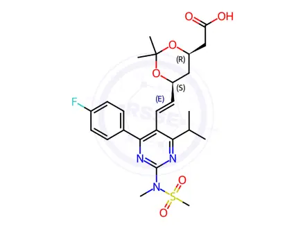 Chemical structure of Rosuvatatin Impurity 24