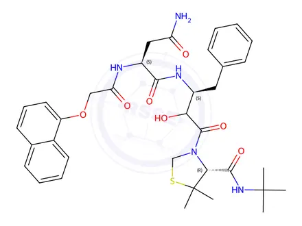 Chemical structure of KNI 174