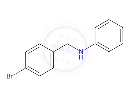 Chemical structure of n-(4-Bromobenzyl)aniline