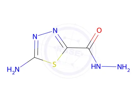 Chemical structure of 5-Amino-1,3,4-thiadiazole-2-carbohydrazide