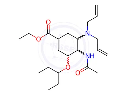 Chemical structure of Oseltamivir Impurity 344