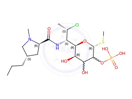 Chemical structure of Clindamycin Phosphate α Isomer