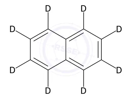 Chemical structure of Naphthalene-[D8]