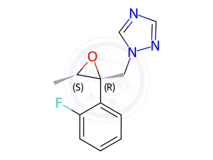Chemical structure of 1-(((2R,3S)-2-(2-fluorophenyl)-3-methyloxiran-2-yl)methyl)-1H-1,2,4-triazole