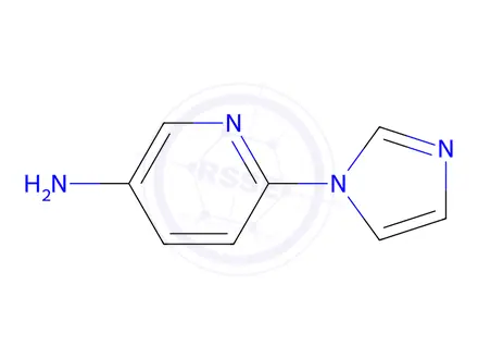 Chemical structure of 6-(1H-Imidazol-1-yl)pyridin-3-amine