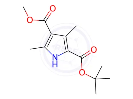 Chemical structure of 2-TERT-BUTYL 4-METHYL 3,5-DIMETHYL-1H-PYRROLE-2,4-DICARBOXYLATE