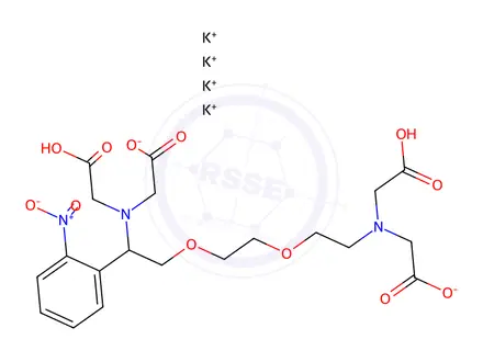 Chemical structure of o-NitrophenylEGTA,tetrapotassiumsalt(NP-EGTA)