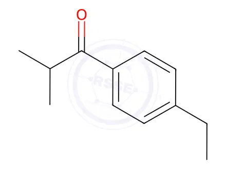 Chemical structure of 1-(4-ethylphenyl)-2-methylpropan-1-one