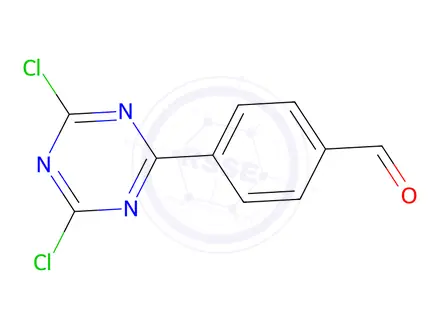 Chemical structure of 4-(4,6-Dichloro-1,3,5-triazin-2-yl)benzaldehyde
