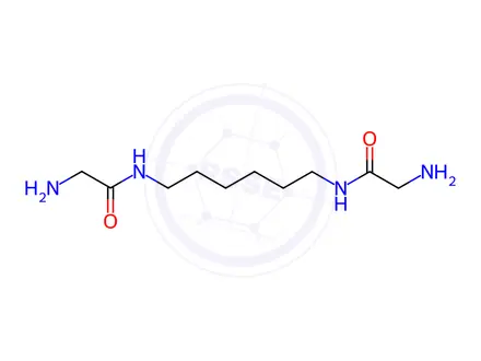 Chemical structure of N,N'-(Hexane-1,6-diyl)bis(2-aminoacetamide)