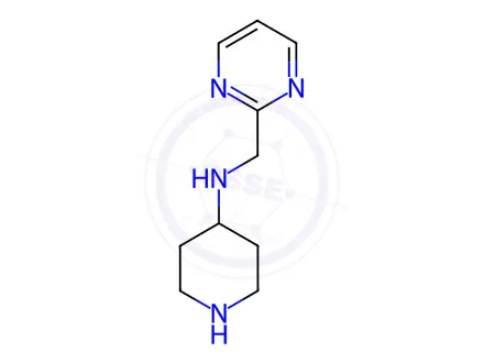 Chemical structure of N-(pyrimidin-2-ylmethyl)piperidin-4-amine