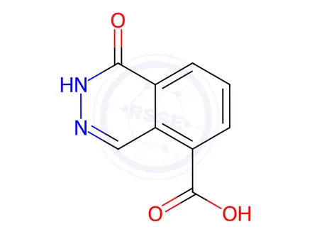 Chemical structure of 1-oxo-1,2-dihydrophthalazine-5-carboxylic acid