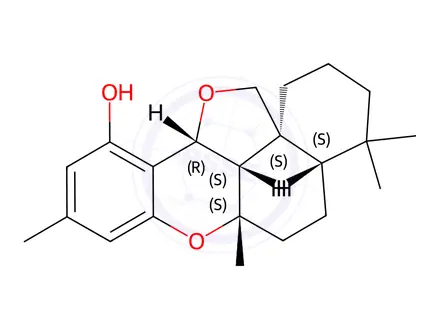 Chemical structure of Siccanin