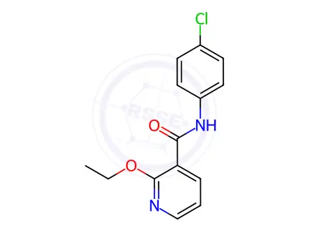 Chemical structure of N-(4-chlorophenyl)-2-ethoxynicotinamide