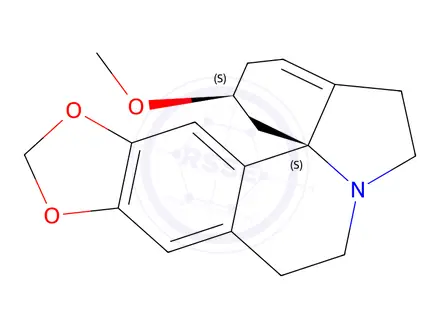 Chemical structure of erythramine