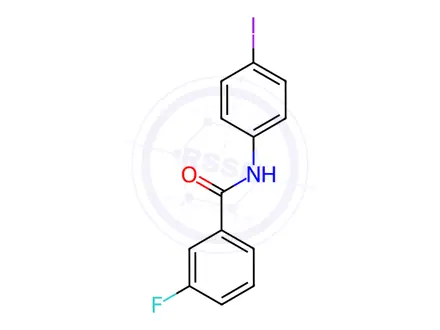 Chemical structure of 3-Fluoro-N-(4-iodophenyl)benzamide