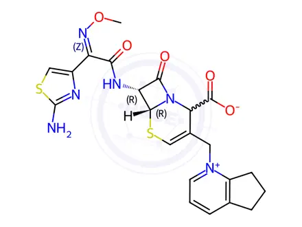 Chemical structure of Δ3-Cefpirome