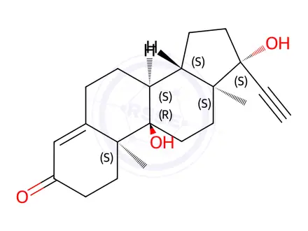 Chemical structure of Gestrinone Impurity 8