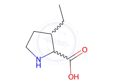 Chemical structure of Proline, 3-ethyl-