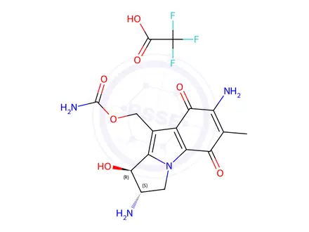 Chemical structure of Mitomycin Impurity 7 Trifluoroacetate