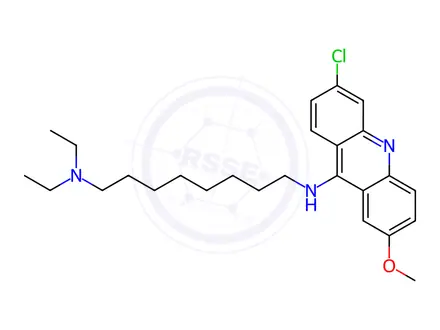 Chemical structure of Mepacrine Impurity 128