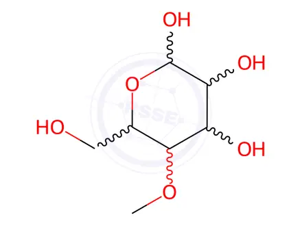 Chemical structure of 4-O-Methylmannose