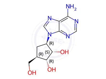 Chemical structure of Aristeromycin
