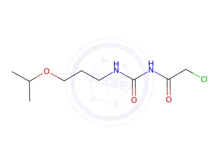 Chemical structure of 2-Chloro-N-((3-isopropoxypropyl)carbamoyl)acetamide