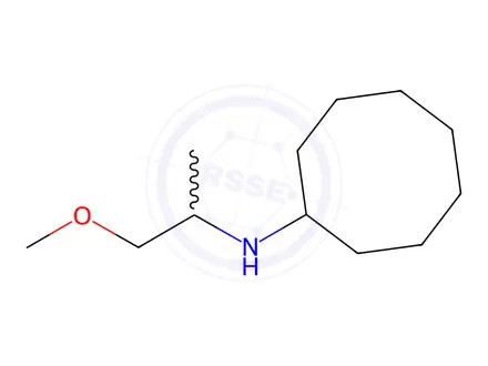 Chemical structure of n-(1-Methoxypropan-2-yl)cyclooctanamine