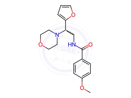 Chemical structure of N-(2-(Furan-2-yl)-2-morpholinoethyl)-4-methoxybenzamide
