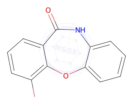 Chemical structure of 4-Hydroxydibenz[b,f][1,4]oxazepin-11(10H)-one