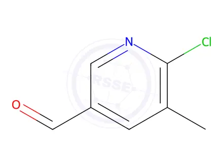 Chemical structure of 6-CHLORO-5-METHYLPYRIDINE-3-CARBALDEHYDE