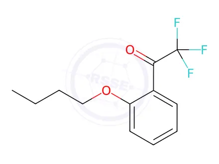 Chemical structure of 1-(2-Butoxyphenyl)-2,2,2-trifluoroethan-1-one