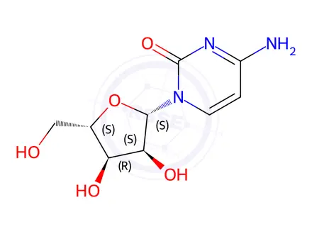 Chemical structure of L-Cytidine