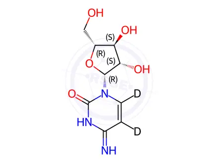 Chemical structure of Cytarabine-d2