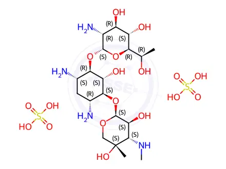 Chemical structure of Geneticin Disulfate Salt