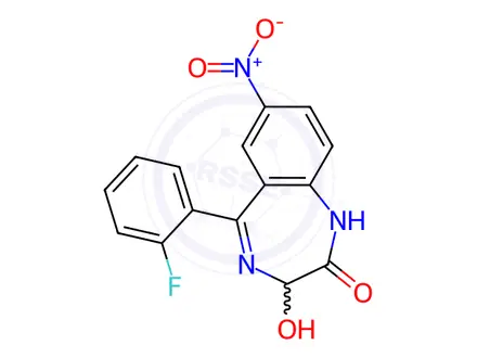Chemical structure of Flunitrazepam Impurity 9