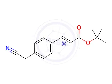 Chemical structure of tert-Butyl 4-(Cyanomethyl)cinnamate