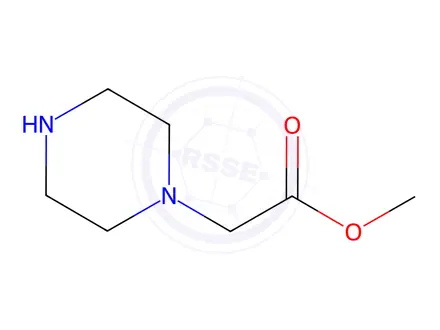 Chemical structure of Methyl piperazinoacetate