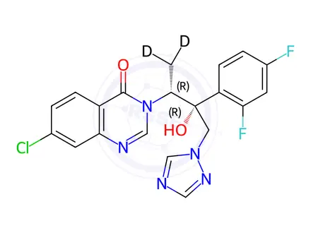 Chemical structure of Albaconazole-d3