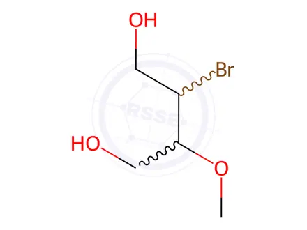Chemical structure of 2-Bromo-3-methoxybutane-1,4-diol