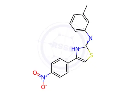 Chemical structure of n-(3-Methylphenyl)-4-(4-nitrophenyl)-1,3-thiazol-2-amine